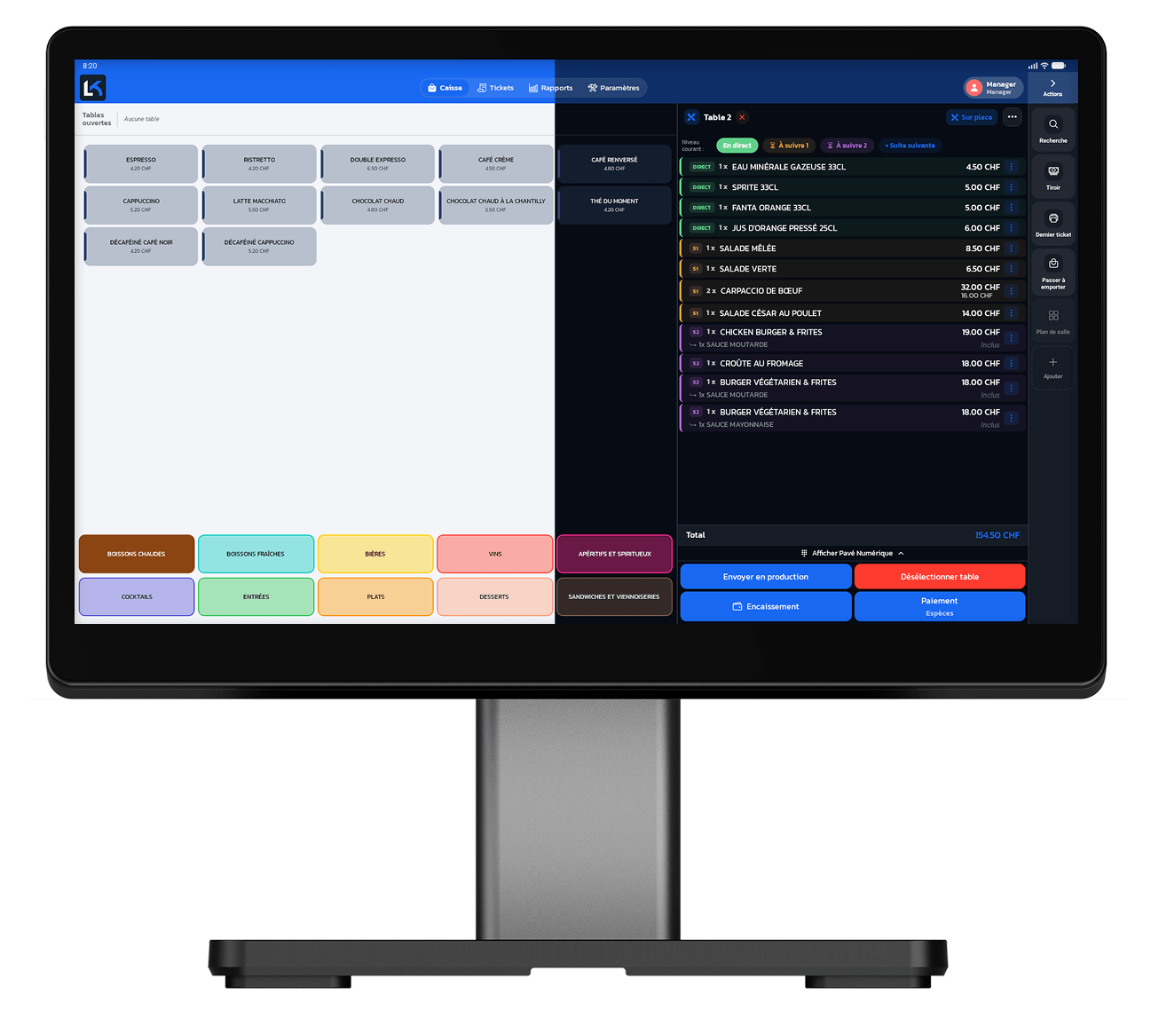 LaKaisse interface in light mode